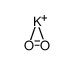 potassium superoxide Structure