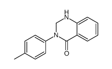 3-(4-methylphenyl)-1,2-dihydroquinazolin-4-one结构式