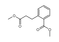 methyl 3-[2-(methoxycarbonyl)phenyl]propionate结构式