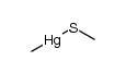 Methyl-methylmercapto-quecksilber Structure