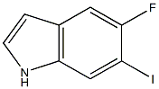 5-Fluoro-6-iodo-1H-indole Structure