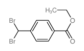 Benzoic acid,4-(dibromomethyl)-, ethyl ester structure