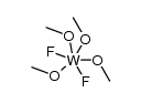 difluoro-tetramethoxy-tungsten Structure