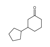 3-cyclopentylcyclohexanone结构式