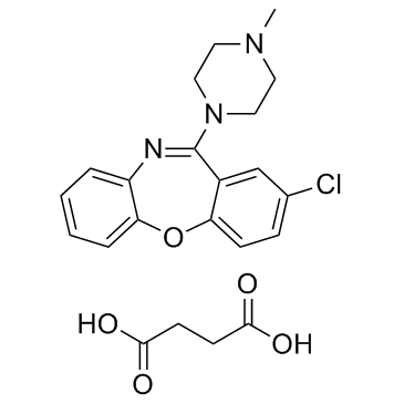 Loxapine succinate Structure