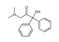 3-(Dimethylamino)-1-hydroxy-1,1-diphenyl-2-propanone Structure