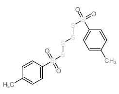 Tetrasulfide,bis(p-tolylsulfonyl) (6CI,8CI) Structure