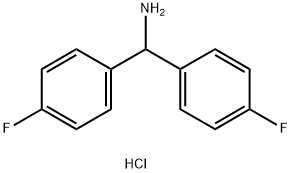 双(4-氟苯基)甲胺盐酸盐结构式