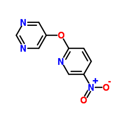 5-[(5-Nitro-2-pyridinyl)oxy]pyrimidine结构式