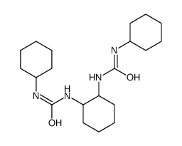 1-cyclohexyl-3-[2-(cyclohexylcarbamoylamino)cyclohexyl]urea Structure