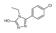 5-(4-chloro-phenyl)-4-ethyl-2,4-dihydro-[1,2,4]triazol-3-one Structure
