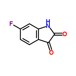6-Fluoroindoline-2,3-dione Structure