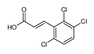 2.3.6-trichloro-trans-cinnamic acid Structure