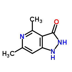 4,6-DIMETHYL-1,2-DIHYDRO-PYRAZOLO[4,3-C]PYRIDIN-3-ONE结构式