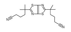 5-[5-(5-cyano-2-methylpentan-2-yl)-[1,3]thiazolo[5,4-d][1,3]thiazol-2-yl]-5-methylhexanenitrile结构式