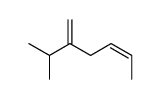 6-methyl-5-methylidenehept-2-ene结构式