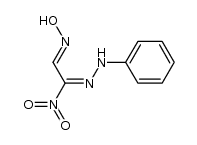 2-nitro-2-(phenylhydrazono)acetaldehyde oxime结构式