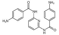 4-amino-N-[6-[(4-aminobenzoyl)amino]pyridin-2-yl]benzamide结构式