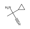 2-氨基-2-环丙基丙腈结构式