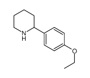 Piperidine, 2-(4-ethoxyphenyl)- (9CI) Structure