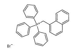 (naphthalen-1-ylmethyl)triphenylphosphonium bromide Structure