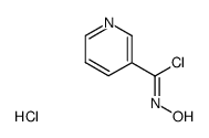 N-hydroxypyridine-3-carboximidoyl chloride hydrochloride Structure