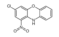 3-chloro-1-nitro-10H-phenoxazine structure