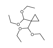 1,1-bis(diethoxymethyl)cyclopropane结构式