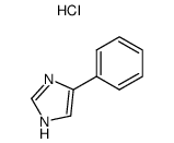 4-phenyl-1(3)H-imidazole, hydrochloride结构式