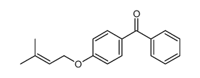 [4-(3-methylbut-2-enoxy)phenyl]-phenylmethanone Structure