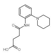 4-oxo-4-(2-piperidin-1-ylanilino)butanoate Structure