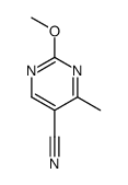 2-methoxy-4-methylpyrimidine-5-carbonitrile结构式