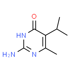4(1H)-Pyrimidinone,2-amino-6-methyl-5-(1-methylethyl)-(9CI) structure