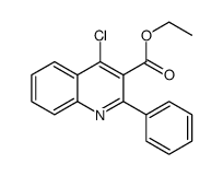 ethyl 4-chloro-2-phenylquinoline-3-carboxylate结构式