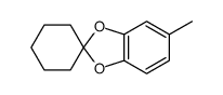 5-methylspiro[1,3-benzodioxole-2,1'-cyclohexane]结构式