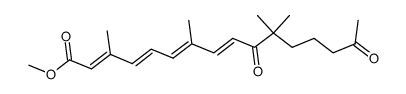 methyl 5,6-dioxo-5,6-secoretinoate结构式