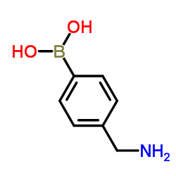 4-氨甲基苯硼酸结构式