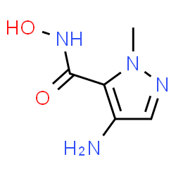 1H-Pyrazole-5-carboxamide,4-amino-N-hydroxy-1-methyl-(9CI) Structure