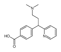 4-[3-(dimethylamino)-1-pyridin-2-ylpropyl]benzoic acid Structure