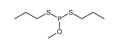 O-methylS,S-dipropyl phosphorodithioite Structure