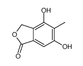 4,6-Dihydroxy-5-methylphthalide结构式