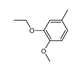 3-ethoxy-4-methoxy-toluene结构式