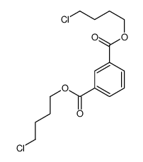 bis(4-chlorobutyl) benzene-1,3-dicarboxylate结构式