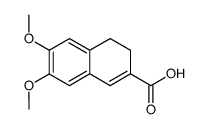 2-NAPHTHOIC ACID, 3,4-DIHYDRO-6,7-DIMETHOXY- structure