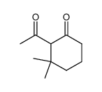 2-acetyl-3,3-dimethylcyclohexanone Structure