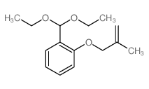 Benzene,1-(diethoxymethyl)-2-[(2-methyl-2-propen-1-yl)oxy]- Structure
