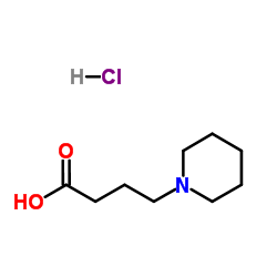4-(哌啶-1-基)丁酸盐酸盐结构式
