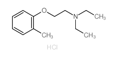 N,N-diethyl-2-(2-methylphenoxy)ethanamine结构式