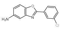 2-(3-chloro-phenyl)-benzooxazol-5-ylamine Structure