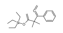 2-triethylsilyloxy-3,3-dimethyl-4-phenylhexa-1,4,5-triene结构式
